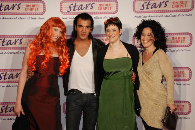 Stars on red carpet